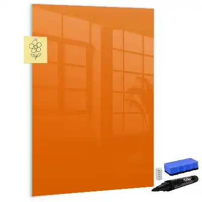 Tavla att skriva på orange