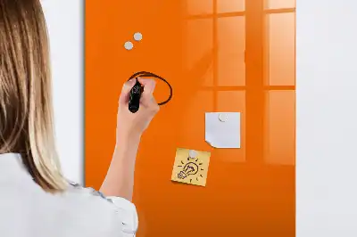 Tavla att skriva på orange