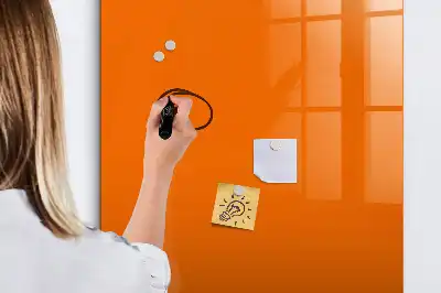Tavla att skriva på orange
