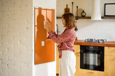 Tavla att skriva på orange
