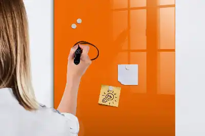 Tavla att skriva på orange
