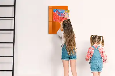 Tavla att skriva på orange