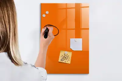 Tavla att skriva på orange