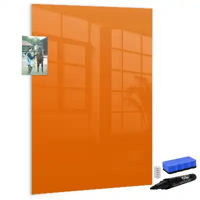 Tavla att skriva på orange