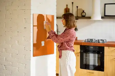 Tavla att skriva på orange