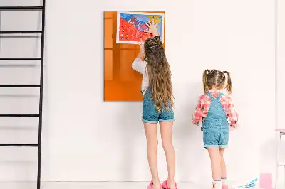 Tavla att skriva på orange