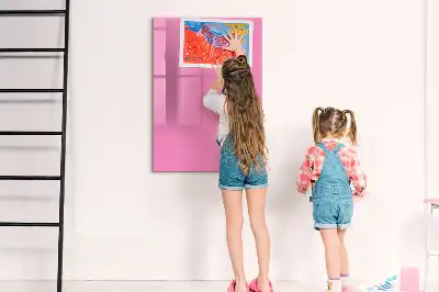 Magnettavla för ritning rosa