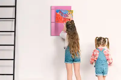 Magnettavla för ritning rosa