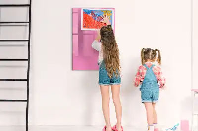 Magnettavla för ritning rosa