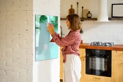 Magnettavla för ritning med palmbladsmotiv