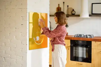 Apelsinjuice tavla att skriva på