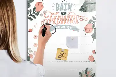 Magnettavla för ritning dekorativ list