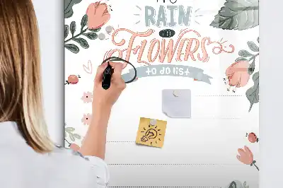 Magnettavla för ritning dekorativ list