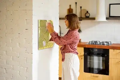 Magnettavla för ritning med motiv av citronskivor