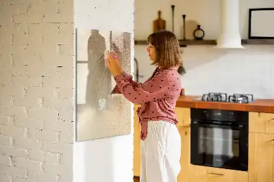 Tavla att skriva på med motiv av palmbladsskugga