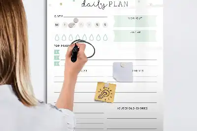 Magnettavla för ritning dagens plan