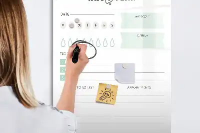Magnettavla för ritning dagens plan