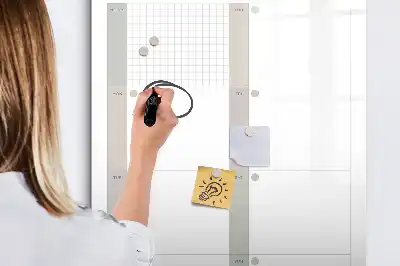 Veckoplanerare magnetisk tavla att rita på