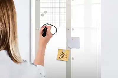 Veckoplanerare magnetisk tavla att rita på