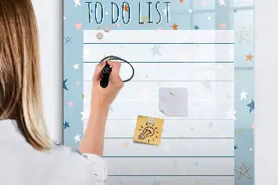 Magnettavla för att rita att göra-lista