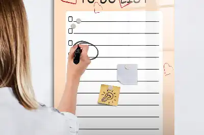 Att göra-lista tavla att skriva på