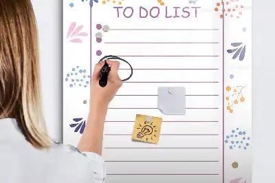 Magnettavla för ritning att göra-lista