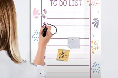 Magnettavla för ritning att göra-lista