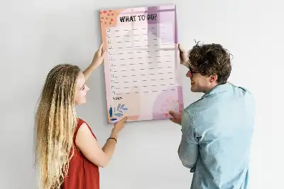Uppgiftslista tavla att skriva på