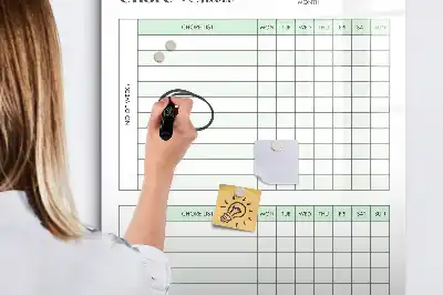 Magnettavla för rita och sysslor