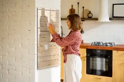 Magnettavla för ritning ljusa träskivor