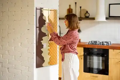 Glass med topping tavla att skriva på