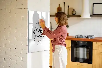 Tavla att skriva på äventyr