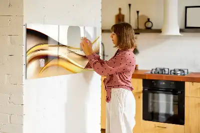 Magnetisk tavla med penna vågabstraktion