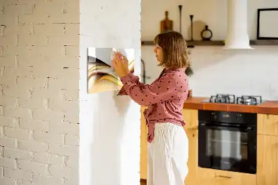 Magnetisk tavla med penna vågabstraktion