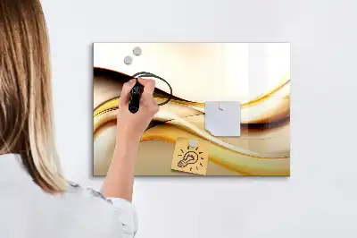 Magnetisk tavla med penna vågabstraktion