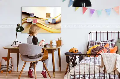 Magnetisk tavla med penna vågabstraktion