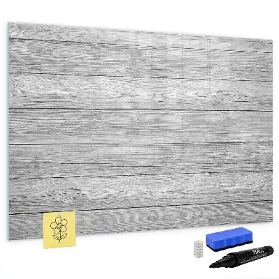Magnetisk tavla med penna och träpanel