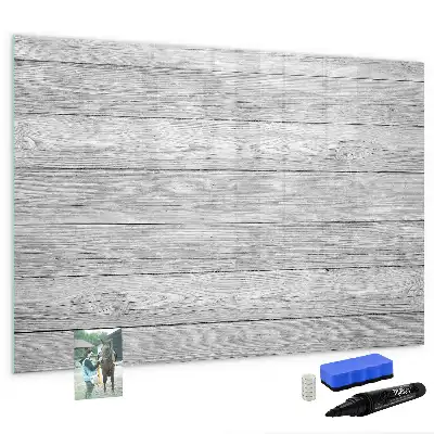 Magnetisk tavla med penna och träpanel