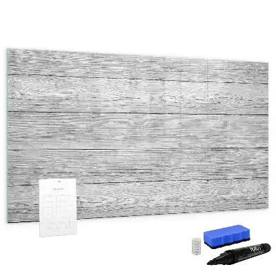 Magnetisk tavla med penna och träpanel
