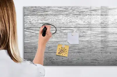 Magnetisk tavla med penna och träpanel