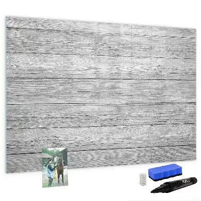 Magnetisk tavla med penna och träpanel