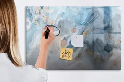 Magnetisk rittavla med marmormönster