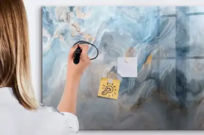 Magnetisk rittavla med marmormönster