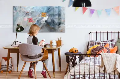 Magnetisk rittavla med marmormönster