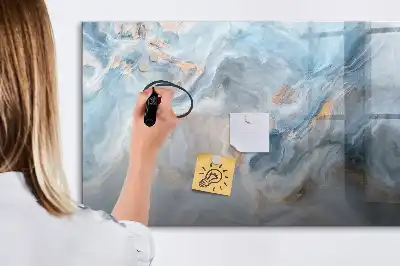 Magnetisk rittavla med marmormönster