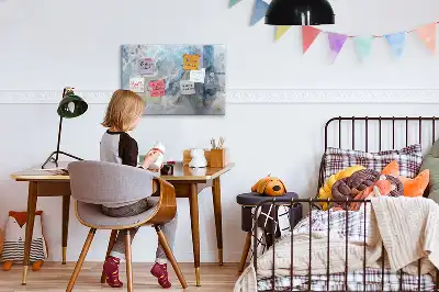 Magnetisk rittavla med marmormönster