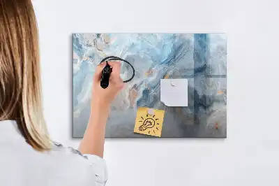 Magnetisk rittavla med marmormönster