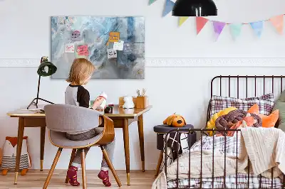 Magnetisk rittavla med marmormönster