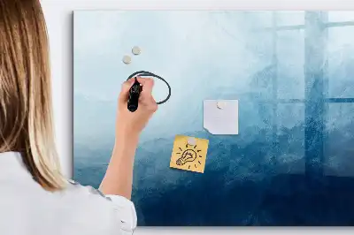 Vattenabstraktion magnetisk tavla med penna