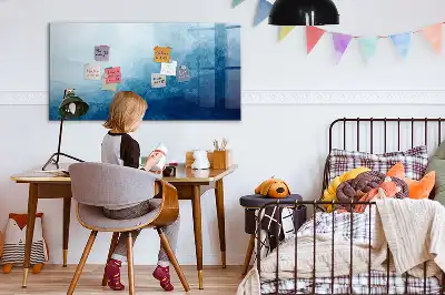 Vattenabstraktion magnetisk tavla med penna